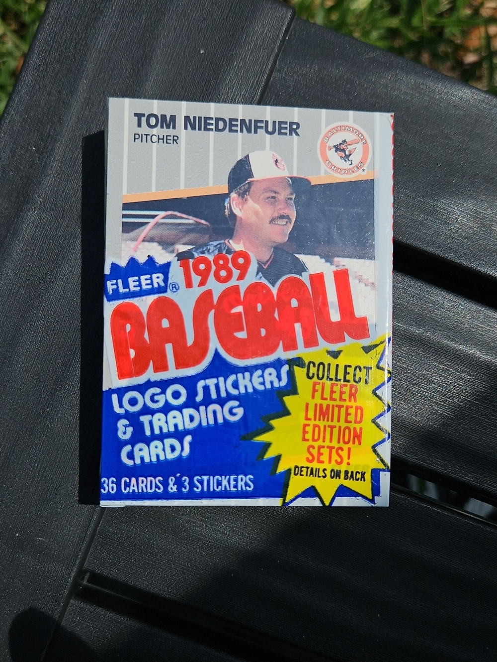1989 Fleer Baseball Sealed Cello Pack 36 Cards Tom Niedenfuer Todd Worrell